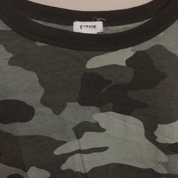 Cropped Camo Garage Long Sleeve - Picture 3 of 3